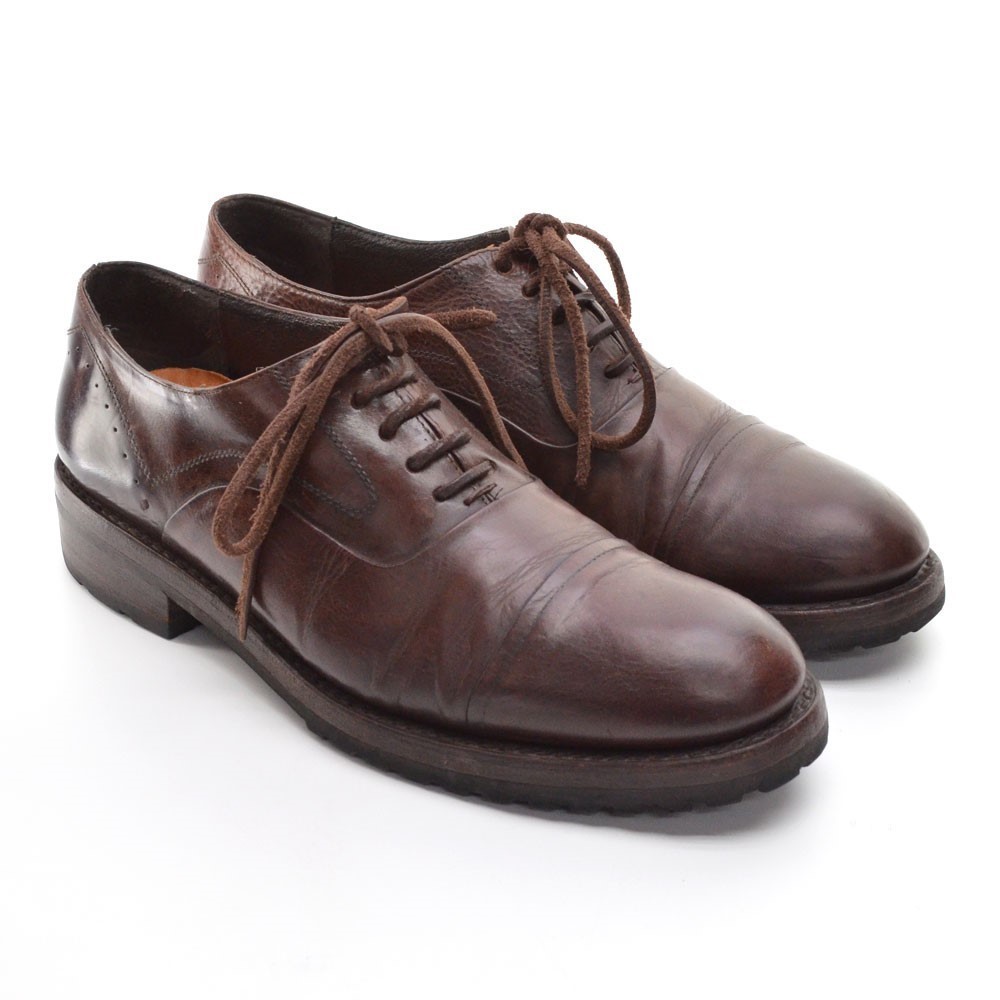 Men Freebird Winston Brown Leather Cap Toe Oxfords 11 M